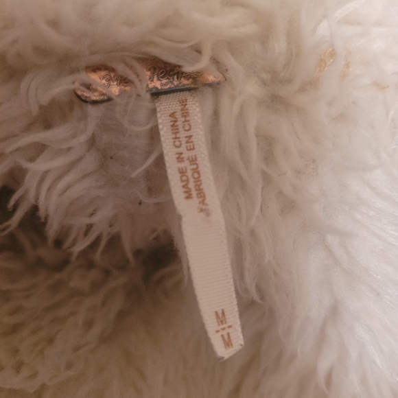 Free People, Women's Light Blue Denim Jacket with Faux Shearling, Size M - Picture 11 of 13